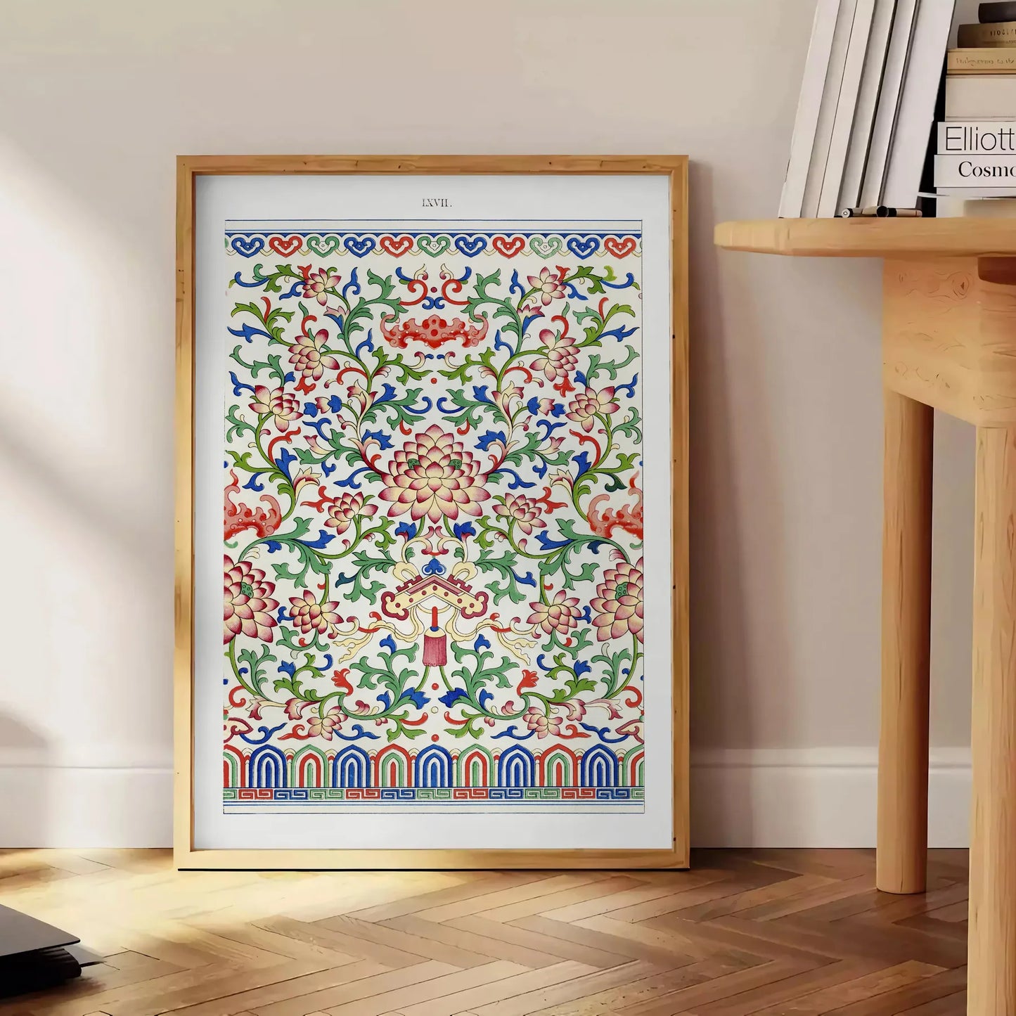 space stunning garden art poster gray vibrant green hues wall unique gift nature design tranquility room sizes A4 cm A0