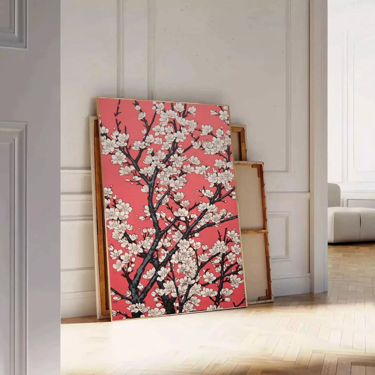 enchanting garden poster striking blend black orange space floral wonderland wall art thoughtful gift eye artwork available various print dimensions A4 cm A0