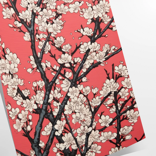 enchanting garden poster striking blend black orange space floral wonderland wall art thoughtful gift eye artwork available various print dimensions A4 cm A0