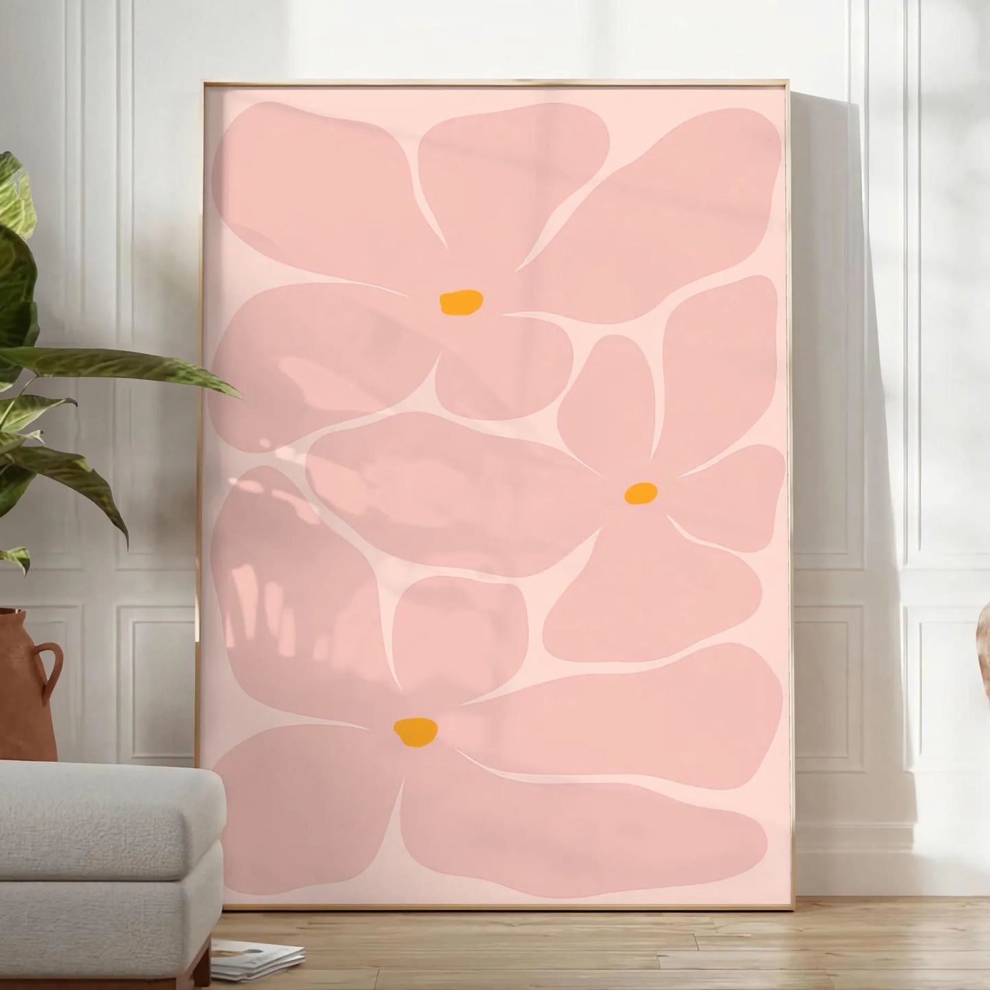 warmth nature space stunning orange yellow poster wall art room vibrant artwork essence outdoors ideal print natural beauty framed frameless options