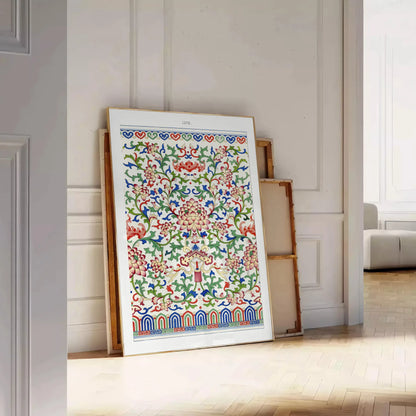 space stunning garden art poster gray vibrant green hues wall unique gift nature design tranquility room sizes A4 cm A0