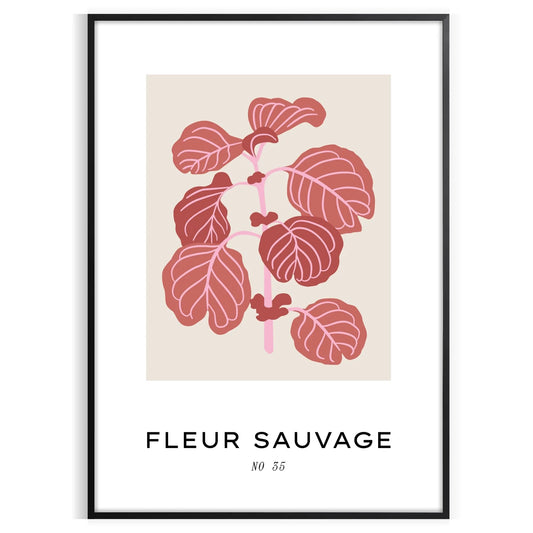captivating fusion nature elegance black orange canvas stunning poster wall art unique gift artwork warmth mystery space sizes A4 cm A0