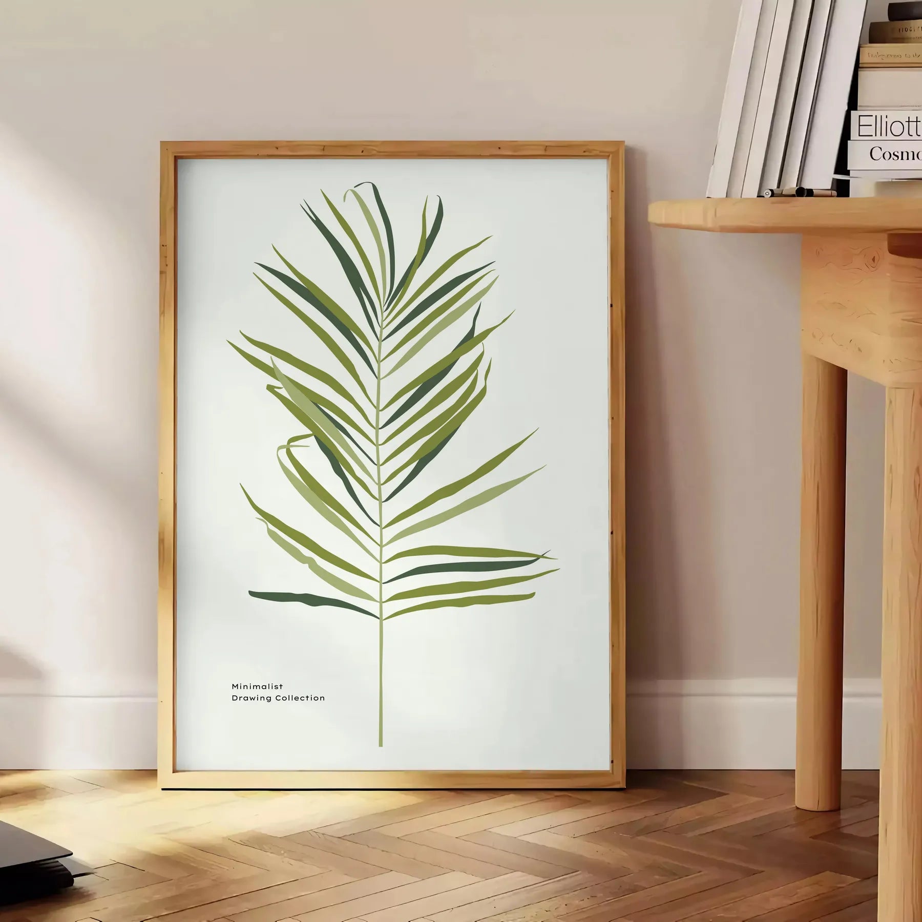 serenity nature poster gray white tones wall art thoughtful gift minimalist print elegance space home office decor preferred size A4 cm A0
